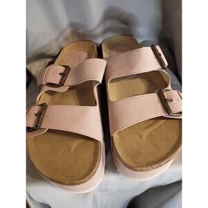 Altered State Serena Platform Sandals Pink Sz 9